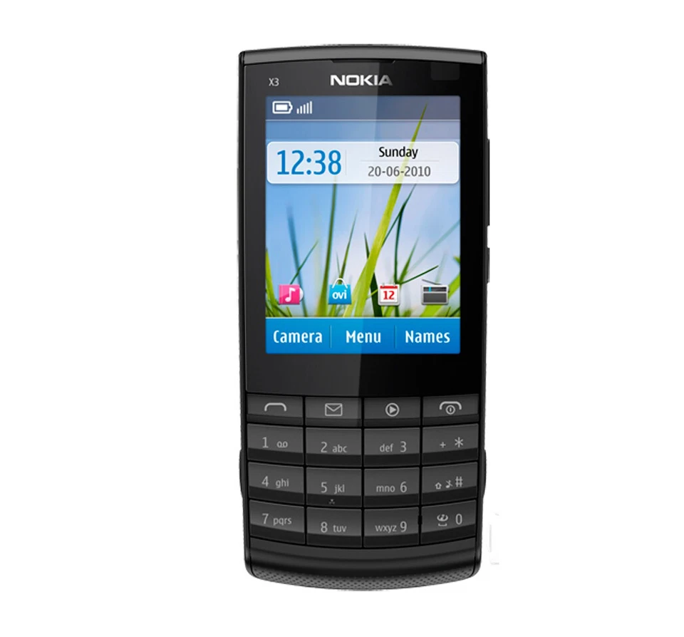 Unlocked Nokia X3-02 Touch Screen WIFI MP3 5.0MP 3G GSM Slider Cellular Phone - Image 3 of 4