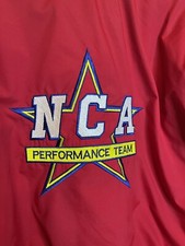 Vintage NCA Performance Jacket Adult Large Red Made In The USA