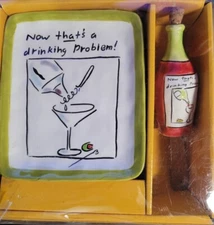 NOS MUDPIE 4 TID BIT W/SPREADER "DRINKING PROBLEM"