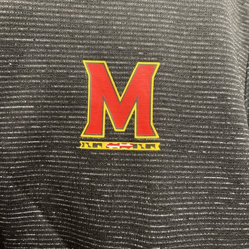 Under Armor Fleece Lined Cold Gear Medium Mens Maryland Terrapins Sweatshirt - Picture 2 of 7