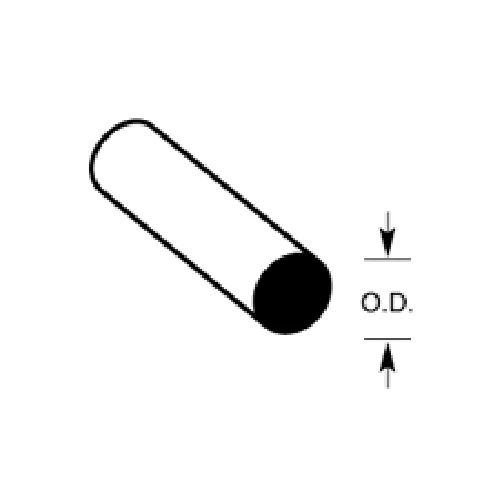 Plastruct Styrene Round Rods various diameters from 0.3mm - 6.4mm x 250mm long - Picture 2 of 2