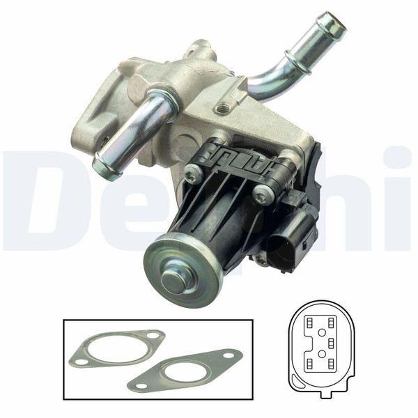 Delphi EG10551-12B1 Agr-Ventil FüR Jumper 2 Ranger Tourneo Custom V362 Transit-image