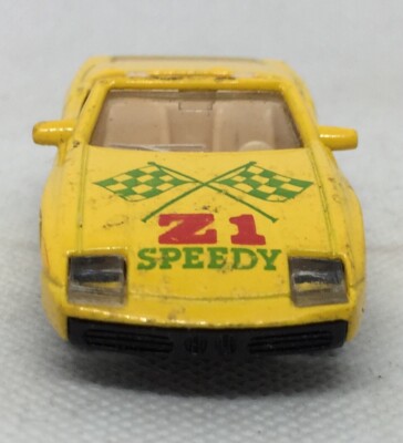 Vintage Summer Marz Karz Yellow BMW Z1 Speedy Loose Diecast 1:64