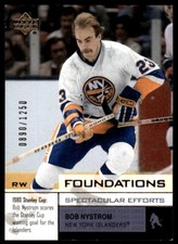 2002-03 Upper Deck Foundations Bob Nystrom 0890/1250 New York Islanders #121