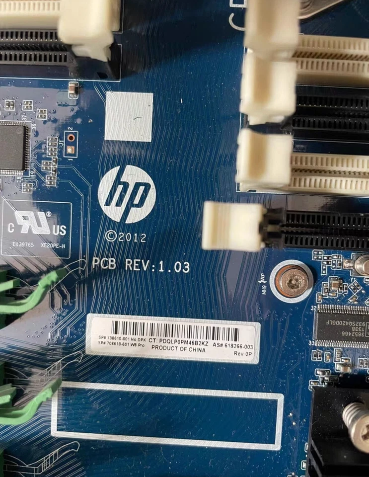 HP Z820 Motherboard Intel C602 LGA2011-V1 V2 SP#708610-001 AS#618266-003 004 - Image 2 of 3