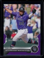 2021 Topps Now #460 Elias Diaz Purple Parallel Card #d /25