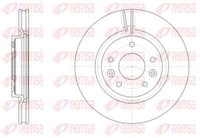 Remsa 2X Bremsscheibe Vorne Ø296 Mm BelüFtet FüR Nissan Qashqai II J11 J11_