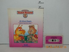 Vintage WOW The World Of Teddy Ruxpin All about Bears Book and Tape VHTF