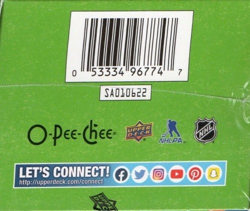 2021-22 Upper Deck O-Pee-Chee Hockey NHL Trading Cards Blaster Box - Picture 6 of 6