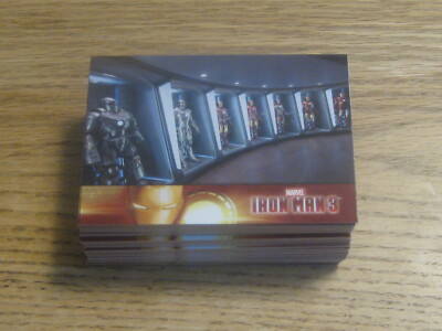 2013 Upper Deck Marvel IRON MAN 3 Trading Card Complete 60 Card Set