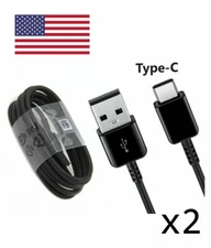 SET 2 OEM USB-C Type C Fast Charging Cable For Samsung Galaxy Note iPhone 15 16