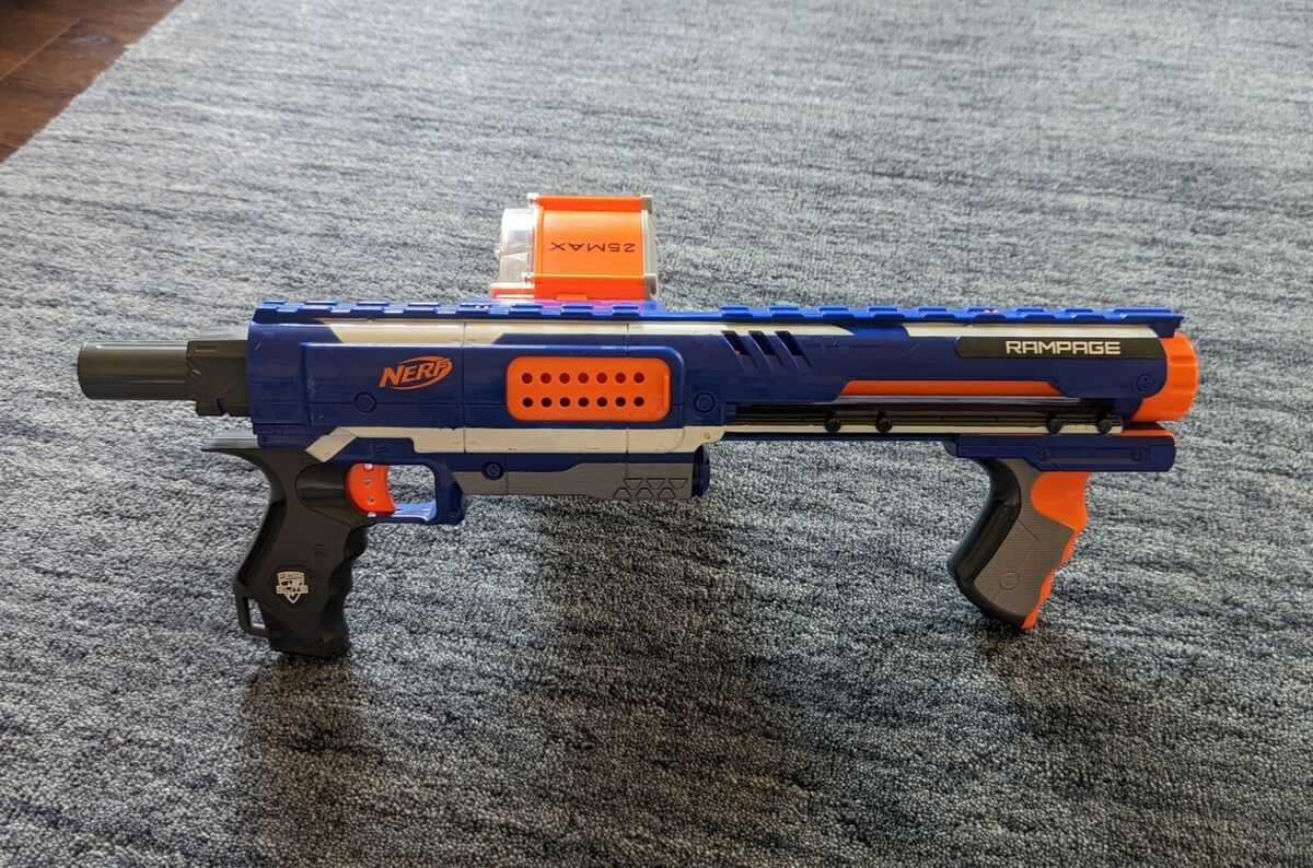 nerf gun n strike elite rampage