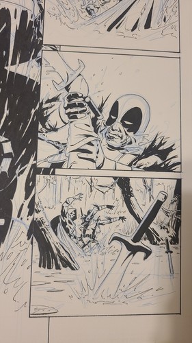 Deadpool Kills the Marvel Universe Original Comic Art Pg 10 Issue #4 Taskmaster - Picture 4 of 7