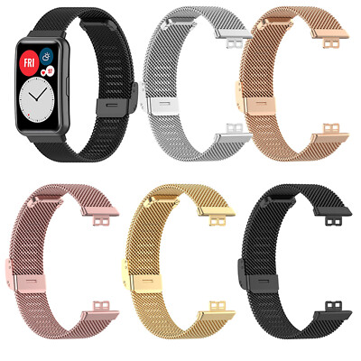 Metal Milanese Watch Band Strap for Huawei Watch Fit/Fit New/Fit Special Edition