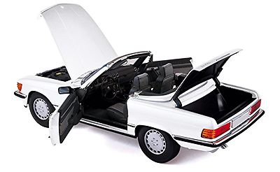 NOREV 1985 Mercedes 300SL (R107) Cabriolet / Soft-Top White*Brand