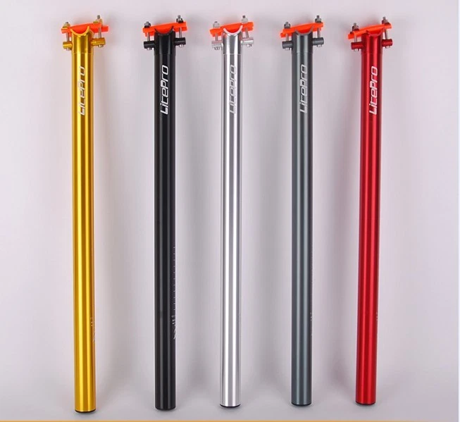 Bicicleta plegable Litepro 33,9 mm x 600 m para tija de sillín de bicicleta Dahon 412 Foto 3 de 4