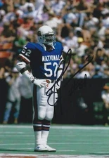 E.J. Junior Autographed Signed 4x6 Photo - Cardinals Dolphins Seahawks - w/COA