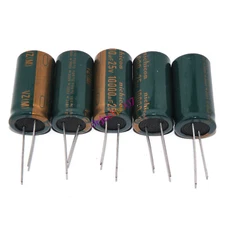 5X 10000uF 25V Radial Electrolytic Capacitors Volume 25Volt 10000MFD 18×35 mm