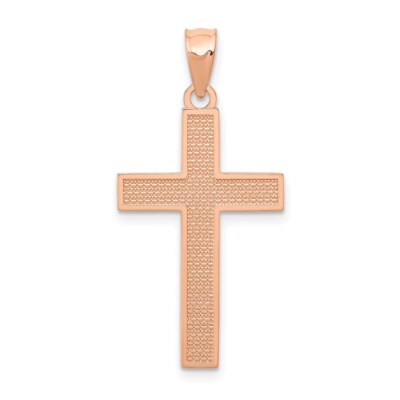 Armband Halskette mit Kreuzanhänger 14 Karat Roségold