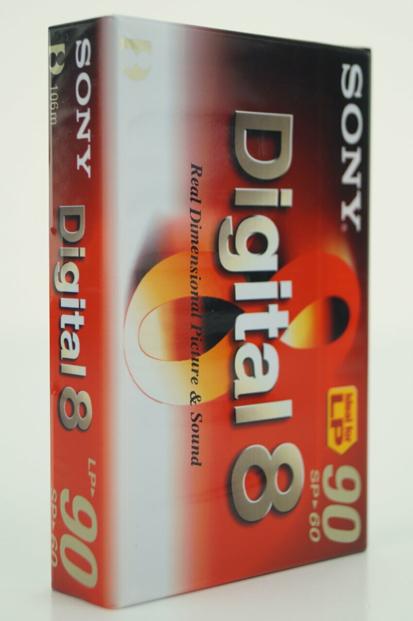 SONY 60/90min Digital8 (Hi8) Camcorder Video Kassette Tape N860P2 NEU