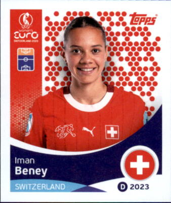 Frauen EM 2025 Sticker 40 - Iman Beney - Schweiz