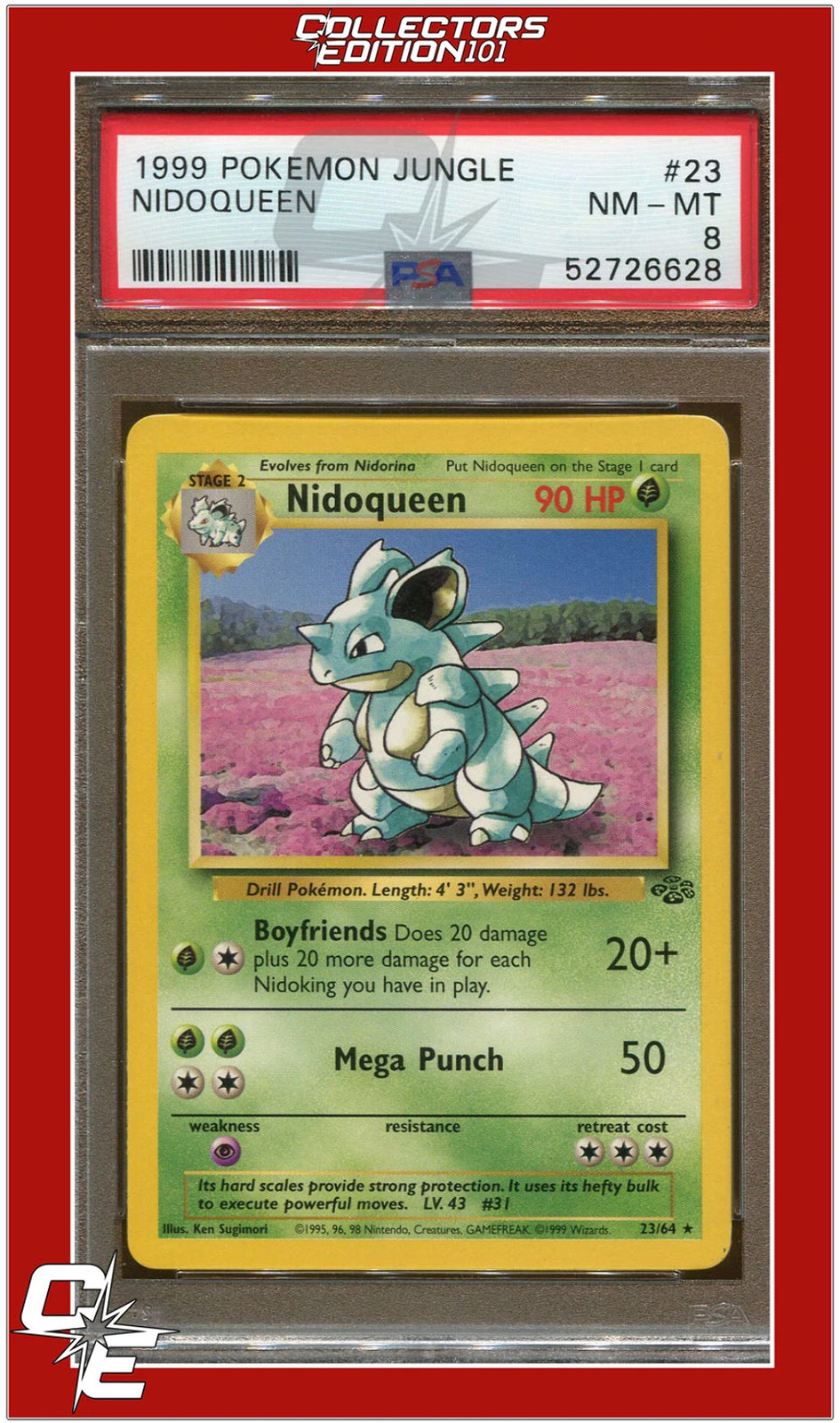 Jungle 23 Nidoqueen PSA 8