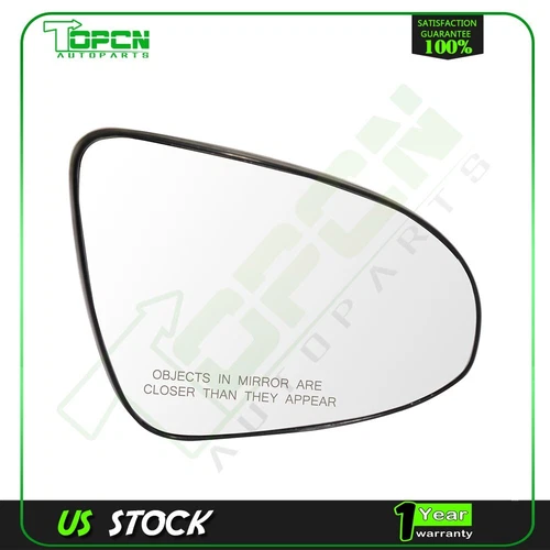 For 12-17 Toyota CAMRY/YARIS/COROLLA Heated Chrome Convex Mirror Glass(RH)Side