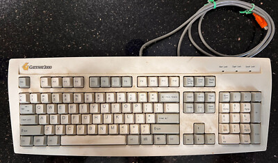 Vintage Gateway 2000 PS/2 Mechanical Keyboard 104-Key 2196003 Maxi