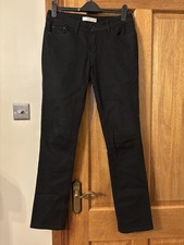 Women’s Black Levi Straight white label 552 Jeans
