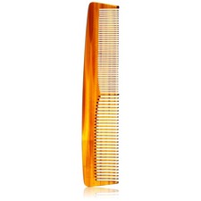 Creative Handcrafted Tortoise Shell Hair Comb Medium 7.25" Low Static Plastic
