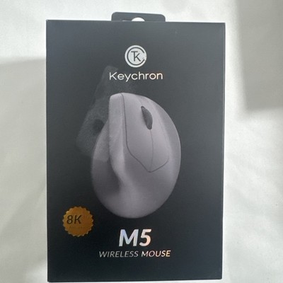 Keychron M5 Multi-Device Bluetooth Wireless Mouse Black 8K open box