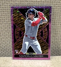 2025 Topps Update Marcelo Mayer Black Gold Pink Foil Rookie RC #BG-13 Red Sox