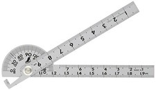 Shinwa Sokutei Mini Protractor Silver 62995 NEW