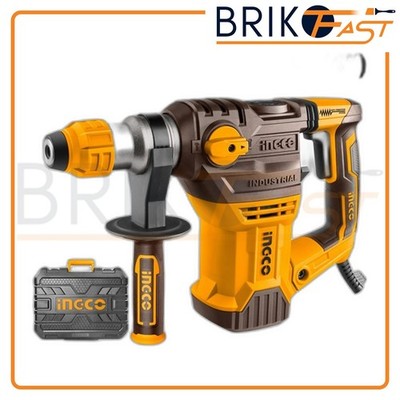 Dübelhammer Abbruchhammer INGCO 1500W SDS Plus 5,5J Bohren 32mm Koffer