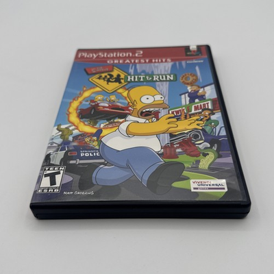 #ad The Simpsons Hit amp; Run Sony PlayStation 2 2003 CIB Complete $79.94