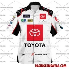 John Hunter Nemechek Nascar Racing 2024 Joe Gibbs Racing Toyota Hawaiian Shirt-