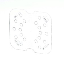 Cambro 60CWD135 1/6 Size Clear Camwear® Food Pan Drain Shelf