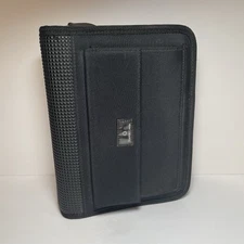 Franklin Covey Planner Cover Soft Plastic, Zipper Cloth Calendar Organizer Black