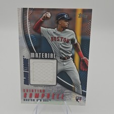 Topps Kristian Campbell Boston Red Sox Update Major League Material #MMU-KC RC