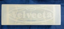 Kraft Velveeta 2lb Cheese Keeper Vintage Clear Sheer Storage Container Box USA