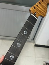 AAAA Big head 21Fret Roasted Flame Maple eletric guitar neck part rosewood inlay