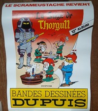 Ancienne Affiche Promotionnel Sortie Librairie Bd Le Scrameustache Numéro 12