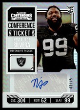 2023 Panini Contenders Rookie Conference Ticket Auto /75 Nesta Jade Silvera JW1
