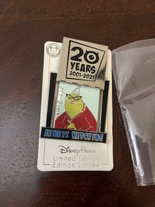 Disney Parks Limited Edition Monsters, Inc. 20th Pin 2021 Walt Disney World