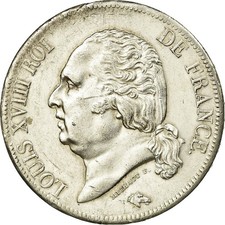 [#74829] Coin, France, Louis XVIII, Louis XVIII, 5 Francs, 1819, Paris, AU