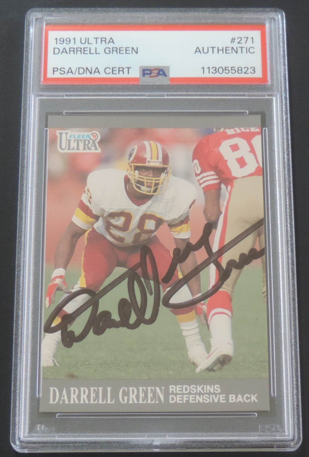 Photo Vintage Signée Darrell Green #28 (Washington Commanders) - Format 8x10 - Modèle PM-103