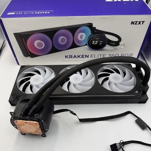 NZXT Kraken Elite 360 RGB 2024 - AIO CPU Liquid Cooler - 360mm Radiator