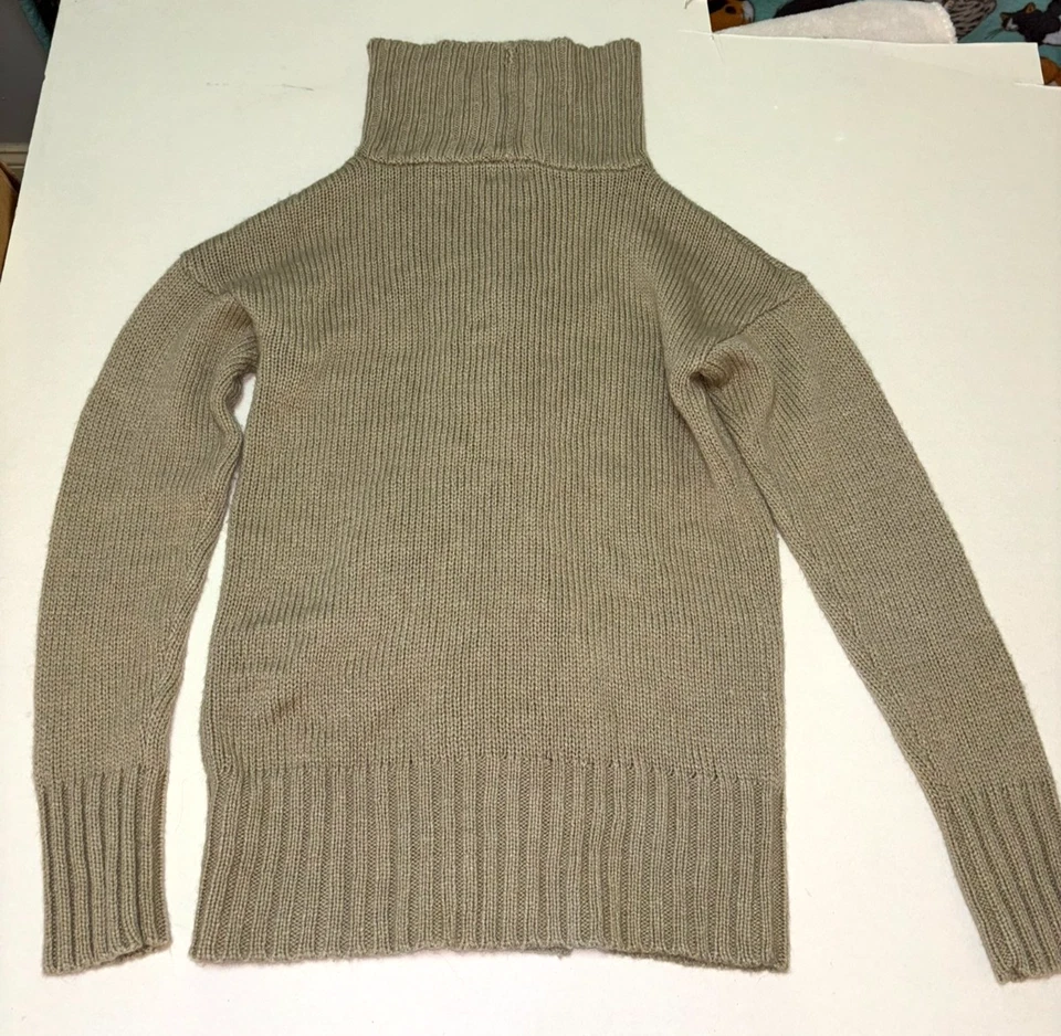 Cárdigan Suéter Original Mossimo Supply Co Grande Abotonado Talla Pequeña Marrón Avena Foto 3 de 4