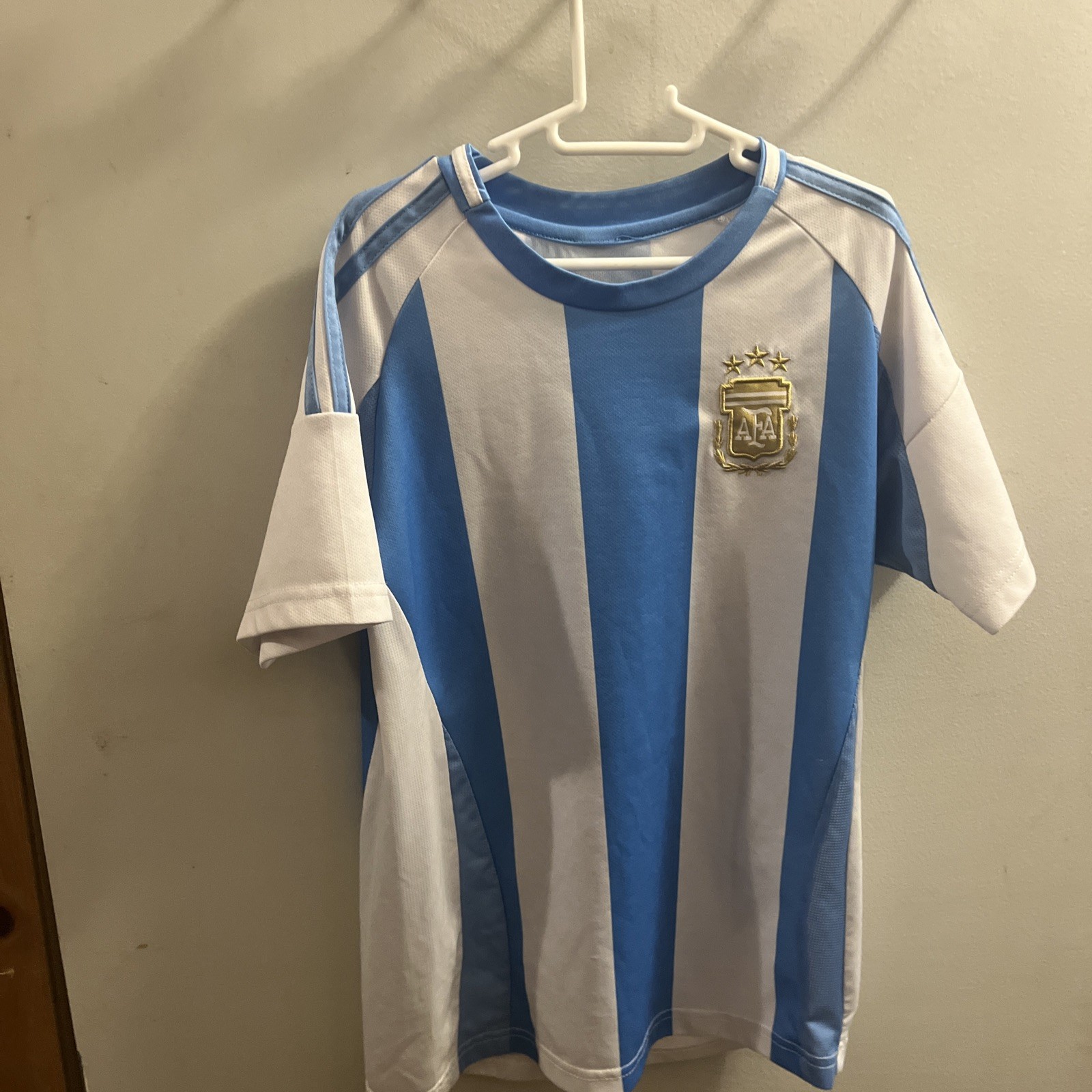 Adidas Lionel Messi Argentina Kids Jersey Size Youth medium world cup 2018(?)