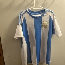Adidas Lionel Messi Argentina Kids Jersey Size Youth medium world cup 2018  